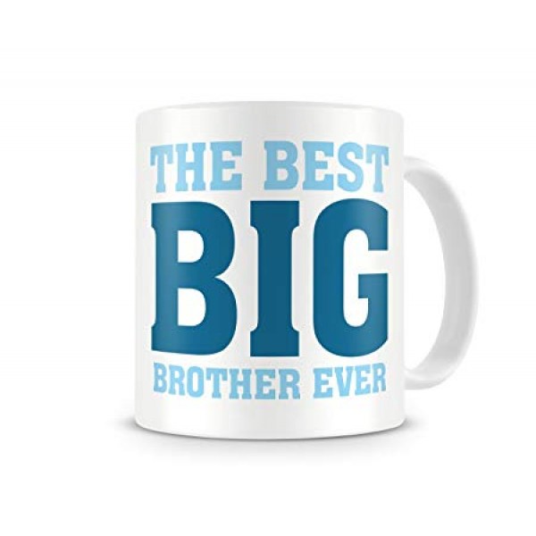 Grabadeal Beautiful White The Best Big Brother Ever Coffee Mug Gift for Raksha Bandhan